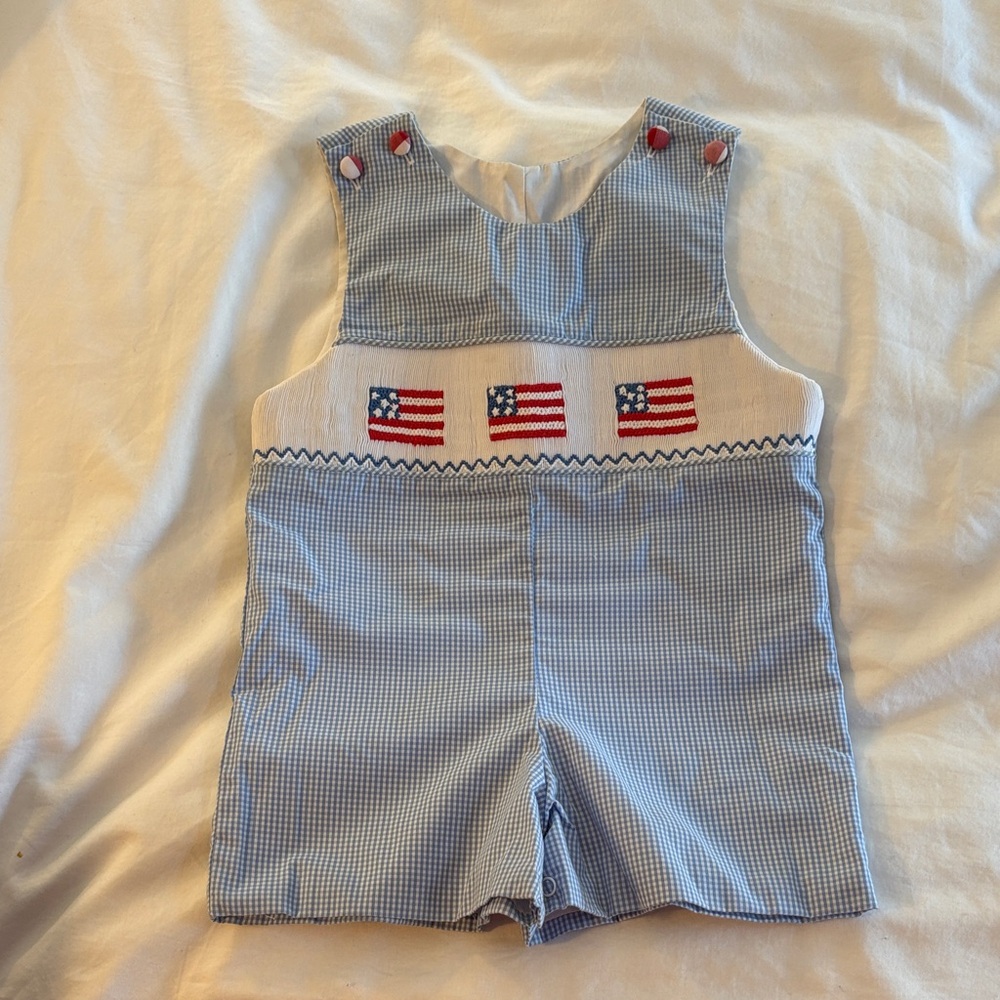 Stitchy Fish American Flag Jon Jon